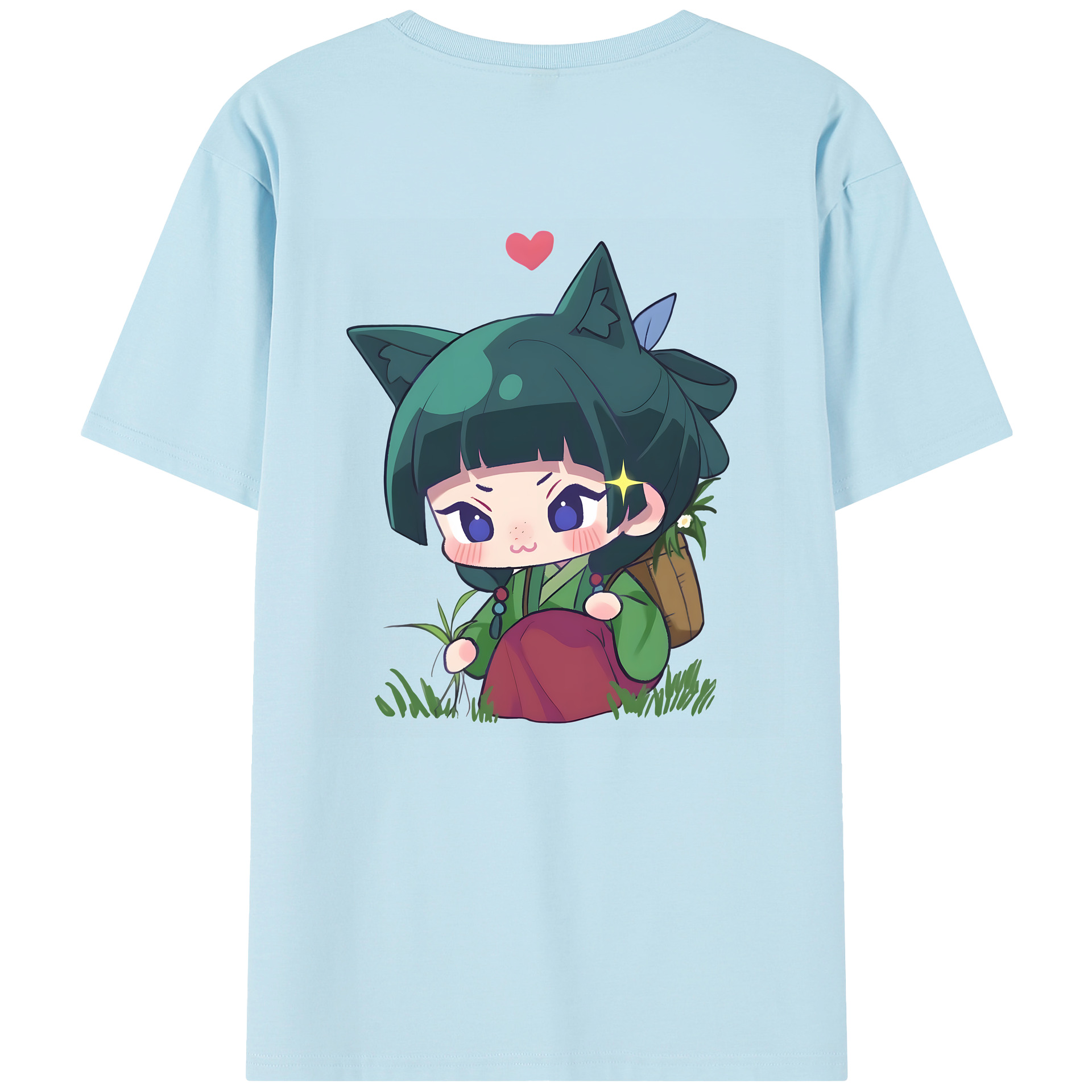 （画像用） 薬屋のひとりごと The Apothecary Diaries 綿100％半袖Tシャツ（背面プリント）